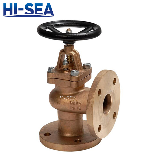 Marine DIN Bronze Angle Globe Valve